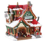 Lemax The Elf Workshop Christmas Santa's Wonderland Village Building 75291