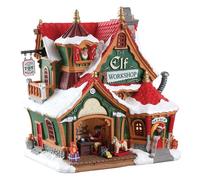 Lemax The Elf Workshop Christmas Santa's Wonderland Village Building 75291