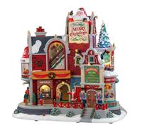 Lemax Tinsel Town Plaza Christmas Village #05700