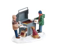 Lemax Vail Village Accessory: Grillin' & Chillin', Resin, Multicolor, 10D x 12W x 17H centimetres