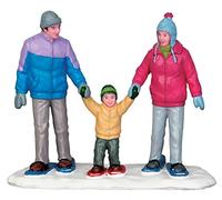 Lemax - Vail Village - Figurine: Snowshoe Family