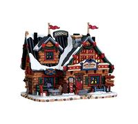Lemax Vail Village Lighted Building: Apres-Ski Lodge, Porcelain, 1:24