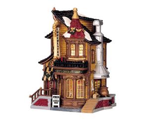 Lemax White LED Christmas Festive Figurine - Lucys Chocolate Shop