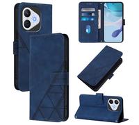 LEMAXELERS Case for Honor 400 Lite 5G Case with Card Holder Wallet Magnetic Clasp Shockproof Shell Stand Flip Folio PU Leather Business Style Protective Cover for Honor 400 Lite 5G YB SW Blue