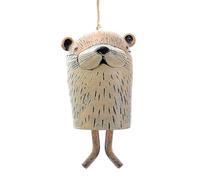 LEMCC Rustic Animal Wind Chimes, Vintage Hanging Animal Wind Chimes, Resin Animal Wind Chimes, Cute Hanging Wind Bell for Gardens Backyards Trees Yards Indoor Outdoor Decor Porch Patio(#7)