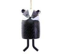 LEMCC Rustic Animal Wind Chimes, Vintage Hanging Animal Wind Chimes, Resin Animal Wind Chimes, Cute Hanging Wind Bell for Gardens Backyards Trees Yards Indoor Outdoor Decor Porch Patio(#8)