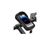 LEMEGO Waterproof Bicycle Phone Holder - Bicycle Handlebar Bag with Rotating Mobile Phone Holder for Smartphone Under 7 Inches