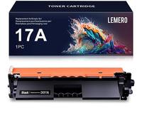 Lemero CF217A 17A Toner Cartridge Compatible for HP LaserJet Pro M102w/M102a, MFP M130fn/M130fw/M130nw/M130a, Black, High Yield, 1600 Pages, 5% Coverage