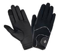 LeMieux Unisex 3D Mesh Riding Gloves in Black - Lightweight & Breathable - Anti Slip - Large