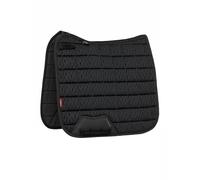 LeMieux 3D Mesh Self-Cool Dressage Square - Flexible Mesh Spine - Feel Cool Lining - Black - Large