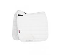LeMieux 3D Mesh Self-Cool Dressage Square - Flexible Mesh Spine - Feel Cool Lining - White - Large
