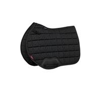 LeMieux 3D Mesh Self-Cool Eurojump Square - Flexible Mesh Spine - Feel Cool Lining - Black - Large