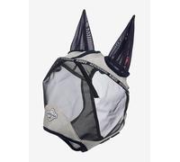 LeMieux AeroGuard Half Fly Mask - Lightweight Mesh Ears - Forelock Slit - Navy - XSmall