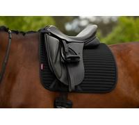 LeMieux Air-Tek Mesh Dressage Square - Equestrian Horse Riding Saddle Pad - Breathable Mesh Upper - Self Cool Lining - Black - Large