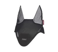 LeMieux Air-Tek Mesh Fly Hood - Equestrian Horse Riding Fly Ears - Lightweight Mesh - Black - XLarge