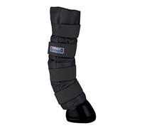 LeMieux Arctic Ice Horse Boots Pair in Black with Cooling Effect and Flexible Elasticated Straps for Front or Hind Legs - One Size