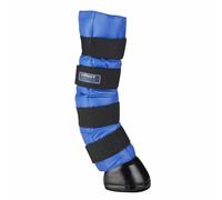 LeMieux Arctic Ice Horse Boots Pair in Blue with Cooling Effect and Flexible Elasticated Straps for Front or Hind Legs - One Size