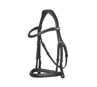LeMieux Arika Anatomic Cavesson Bridle - Black/Silver - Cob