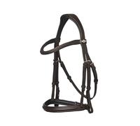 LeMieux Arika Anatomic Cavesson Bridle - Brown/Silver - Cob