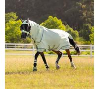 LeMieux Arika Armour-Tek Fly Rug - Equestrian Horse Turnout Fly Rug - Detachable Neck - Macaron - 6ft