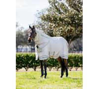 LeMieux Arika Armour-Tek Fly Rug - UV Protection - Antibacterial - Detachable Neck - Extended Belly Strap - Stone - 5ft9