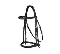 LeMieux Arika Classique Cavesson Bridle - Brown - Cob | Soft Oiled Leather - Anatomical Headpiece - Reins Sold Separately