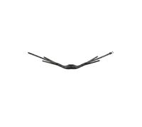 LeMieux Arika Dressage Anatomic Headpiece - Black/Silver - X-Full