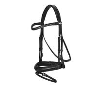 LeMieux Arika Dressage Bridle - Black/Silver Cob