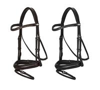 LeMieux Arika Dressage Bridle - Black/Silver Full