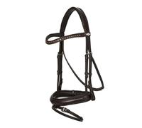 LeMieux Arika Dressage Bridle - Brown/Silver Extra Full