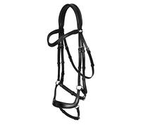 LeMieux Arika Drop Bridle - Black/Silver Extra Full
