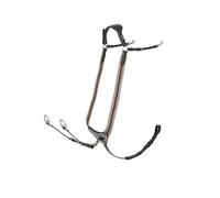 LeMieux Arika Elasticated Breastplate - Brown/Silver Cob