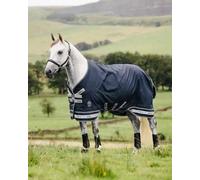 LeMieux Arika Featherweight Rug - Waterproof Outer - Antibacterial Anti-static Lining - Silicone-Covered Fillet Strap - Navy - Size 5Ft 6Inch