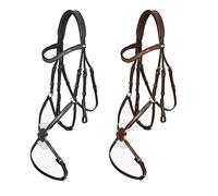 LeMieux Arika Grackle Bridle - Black/Silver Pony