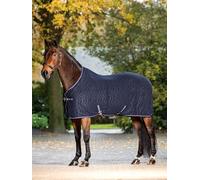 LeMieux Arika Monogram Fleece Rug - Stable Cooler Rug - AntiStatic - Super Soft - Navy - 6ft3ins