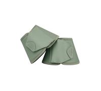 LeMieux Arika Over Reach Boots - Tough and Durable PU Leather - Double Lock Velcro - Rosemary - Medium