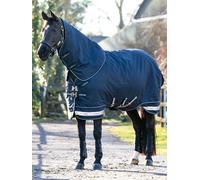 LeMieux Arika Storm-Tek 100g Light/Medium Turnout Rug + Hood Black/Navy 4'9-7'3"