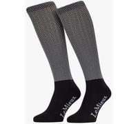 LeMieux Aspen Socks Seamfree Feel Foot Jacquard Knit Houndstooth or Herringbone