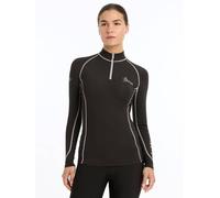 LeMieux My Base Layer in Black with Thermal Regulating Fabric, Flat Lock Stitching Soft Seams & 360 Degree Stretch - UK 4
