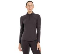 LeMieux Base Layer - Sweat Wicking Fabric - Breathable Vented Under Arms - 360 Stretch - 50+ UV Protection - Ultra Soft Seam - Flat Lock Stitching - Cinder - UK12