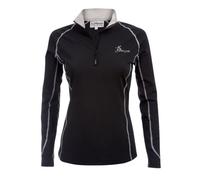 LeMieux My Base Layer in Black with Thermal Regulating Fabric, Flat Lock Stitching Soft Seams & 360 Degree Stretch - UK 4