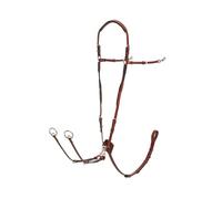 LeMieux Breastplate (D-Ring Attachment) - Chestnut/Silver Full