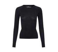 LeMieux Britney Seamless Long Sleeve Top - Lightweight Breathable Mesh - UV30+ - Black - UK8