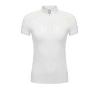 LeMieux Camille Short Sleeve Show Shirt - Womens - Lightweight and Breathable - Smart Standing Collar - White - UK16