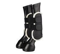 LeMieux Capella Comfort Horse Tendon Boots - Protective Gear and Training Equipment - Equine Boots, Wraps & Accessories - Tendon Protection and Support (Black/Size 1)