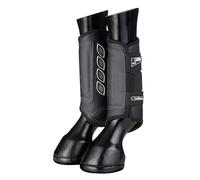 LeMieux Carbon Air Cross Country Hind Boots - Shock Absorption - Super Lightweight - Smart and Durable - Black