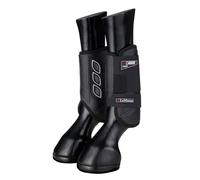 LeMieux Carbon Air XC Cross Country Front Horse Boots - Protective Gear and Training Equipment - Equine Boots, Wraps & Accessories (Black/Small)