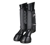 LeMieux Carbon Air XC Cross Country Front Horse Boots - Protective Gear and Training Equipment - Equine Boots, Wraps & Accessories (Black/Large)