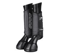 LeMieux Carbon Air XC Cross Country Hind Horse Boots - Protective Gear and Training Equipment - Equine Boots, Wraps & Accessories (Black/Medium)