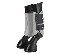 LeMieux Carbon Mesh Wrap Boots for Horses in Musk - Lightweight & Breathable - Flexible Fit - XL